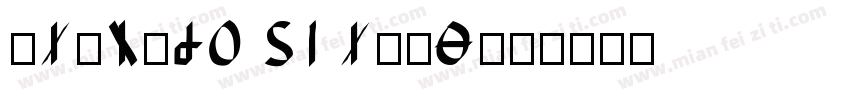 Obrazec 20 Bold字体转换